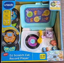 Brand New VTech DJ Scratch Cat Record Player New Toy Gift - PLEASE READ!