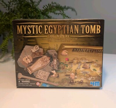 Mystic Egyptian Tomb - Dig & Play. Archäologie Brettspiel von 4M. Neu & Versiegelt!