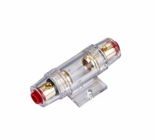 IMC Audio Gold In-Line 4 or 8 Gauge AGU Fuse Holder for Car Vehicle Video Audio