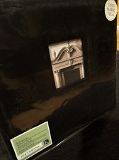 K  COMPANY Scrapbook Album 12 X 12-Solid Black -Tissue fabric-with window-NEW