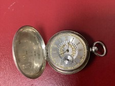 Victorian Henry Buckland Silver Full Hunter Fusee Pocket Watch. Movement No 4554
