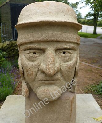 Photo 12x8 Stern Centurion Mellor/SJ9788 A bust in Mellor's archaeol c2011