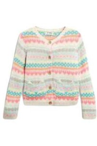fair isle cardigan girls
