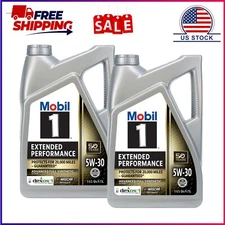 2 Pack, Mobil 1 Extended Performance Full Synthetic Motor Oil 5W-30, 5 Quart