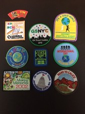 Lot of Girl Scout Patches from GS Swaps Collection.