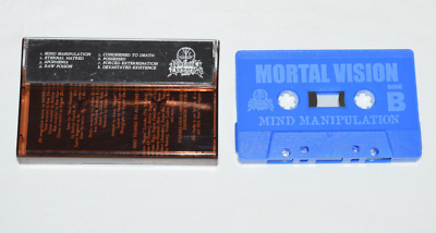 MORTAL VISION Mind Manipulation CASSETTE TAPE 2021 Thrash Death