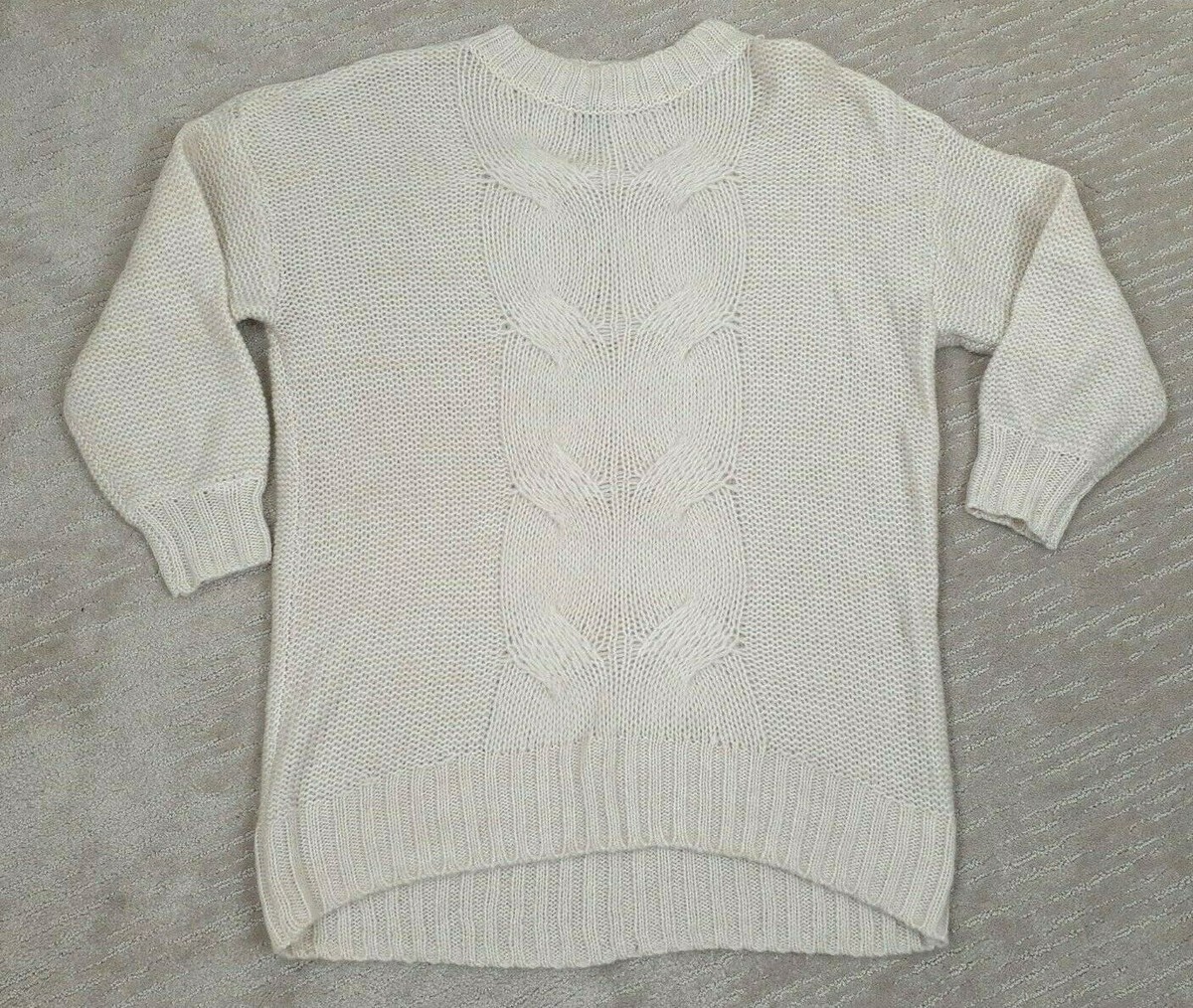 American Eagle AERIE Wool Blend Cable Knit Sweater Sz XS