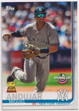 2019 Topps Opening Day #144 Miguel Andujar ASR New York Yankees