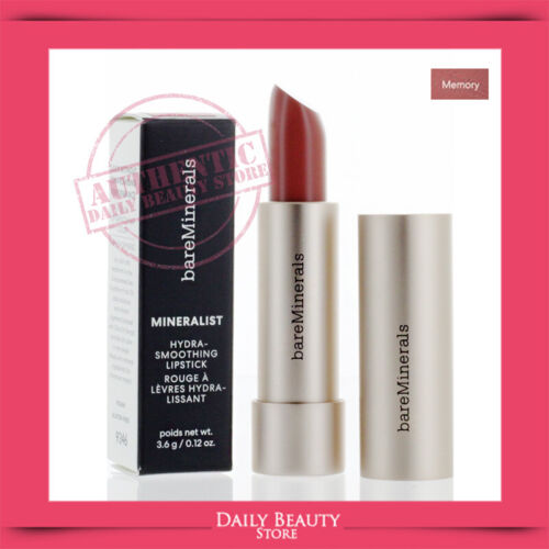 BareMinerals Mineralist Hydra Smoothing Lipstick 3.6g 0.12oz Memory NEW FAST SH - Picture 1 of 1