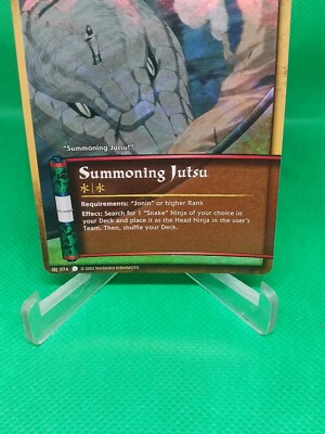 Naruto CCG/TCG Summoning Jutsu Wavy Foil Bandai Card | eBay