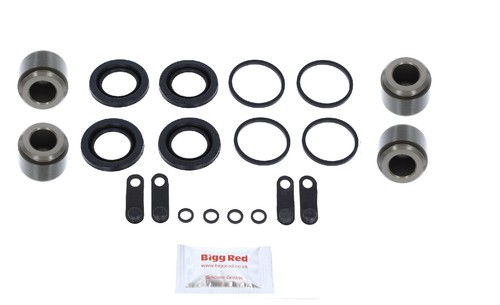For Subaru Impreza STi Front & Rear caliper Rebuild Repair kits & pistons - Picture 3 of 4