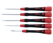 Wiha Precision Slotted & Phillips Screwdriver Set 5 Piece 26195