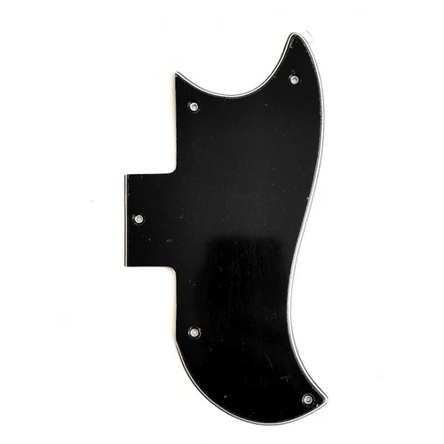 Black 3 ply Pickguard For Gibson 1961-1970 Half Face SG