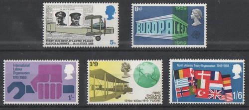 1969 Royal Mail Commemorative Sets MNH. Sold separately & as full year set. - Picture 4 of 10