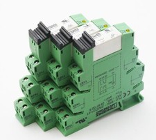 3x Phoenix Contact PLC-BSC-24UC/21-21 2967028 + 2961192 Relays -used-