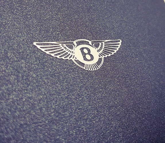 METALLIC STICKER LOGO BENTLEY CAR ADHESIVE  PEGATINA DECAL AUTOCOLLANT etichetta - Imagen 2 de 3