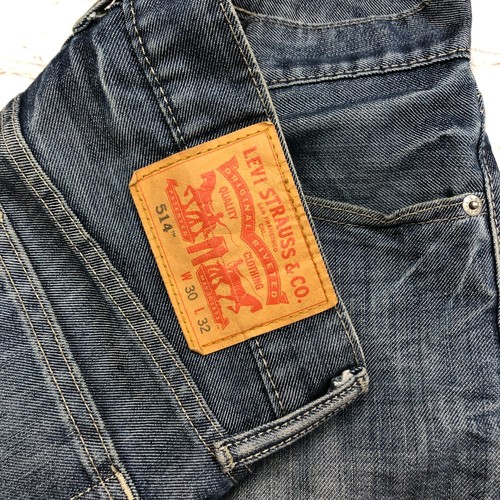 Pantalones de mezclilla azul Levi's 514 de ajuste recto para hombre talla 30x32 M063 -8 - Imagen 7 de 16