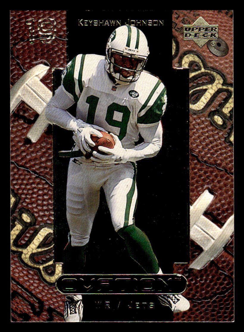 1999 Upper Deck Ovation Keyshawn Johnson #40 New York Jets