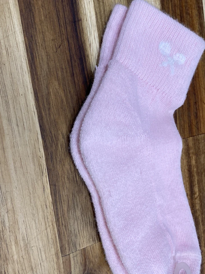 ✅Vintage ✅Hanes Ms. Calcetines deportivos ✅Niños pequeños ✅Rosa✅Talla 7-8 1/2 ✅NUEVOS CON ETIQUETAS ✅s 80 ✅EE. UU. Foto 4 de 4