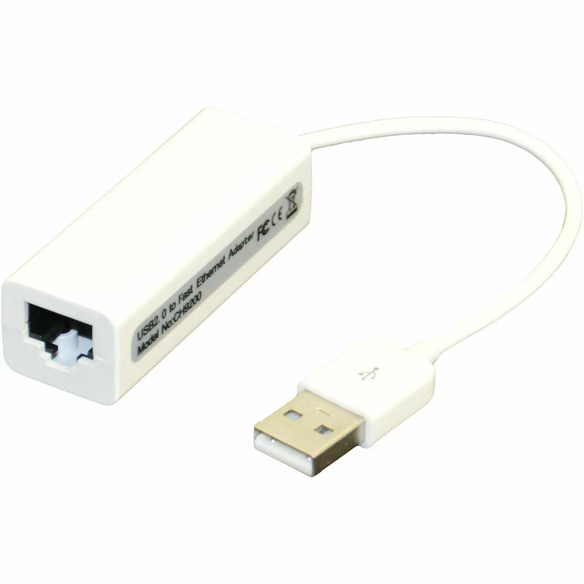 USB 2.0 To Ethernet RJ45 Network LAN Adapter For Windows 7/8/10.