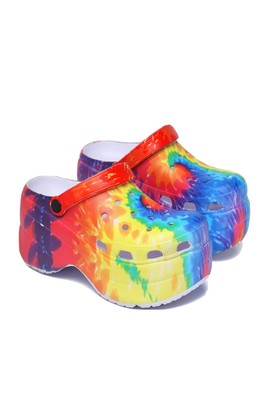 platform crocs knock off