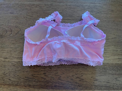 PINK Victoria's Secret Pure Pink X-LARGE Seamless Lightly Lined Bralette Bra - Picture 2 of 2