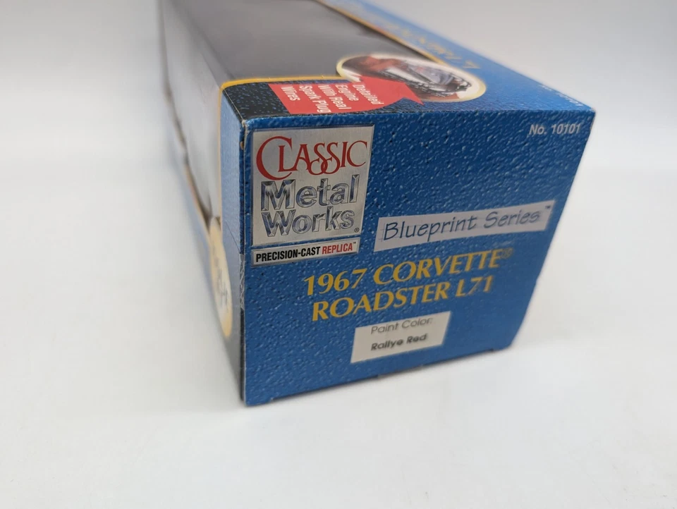 1967 Chevrolet Corvette Roadster L71 Classic Metal Work Blueprint Series LE 1:24 - Image 3 of 4