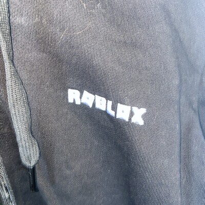 メンズウェア ROB Roblox Hoodie Mens S Black Full Zip Fleece Heavyweight Casual | eBay