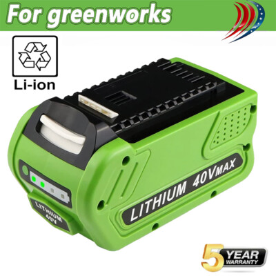 #ad 40V 6.0Ah For Greenworks G MAX Lithium Battery 29472 29462 29252 20202 40 Volt $34.49
