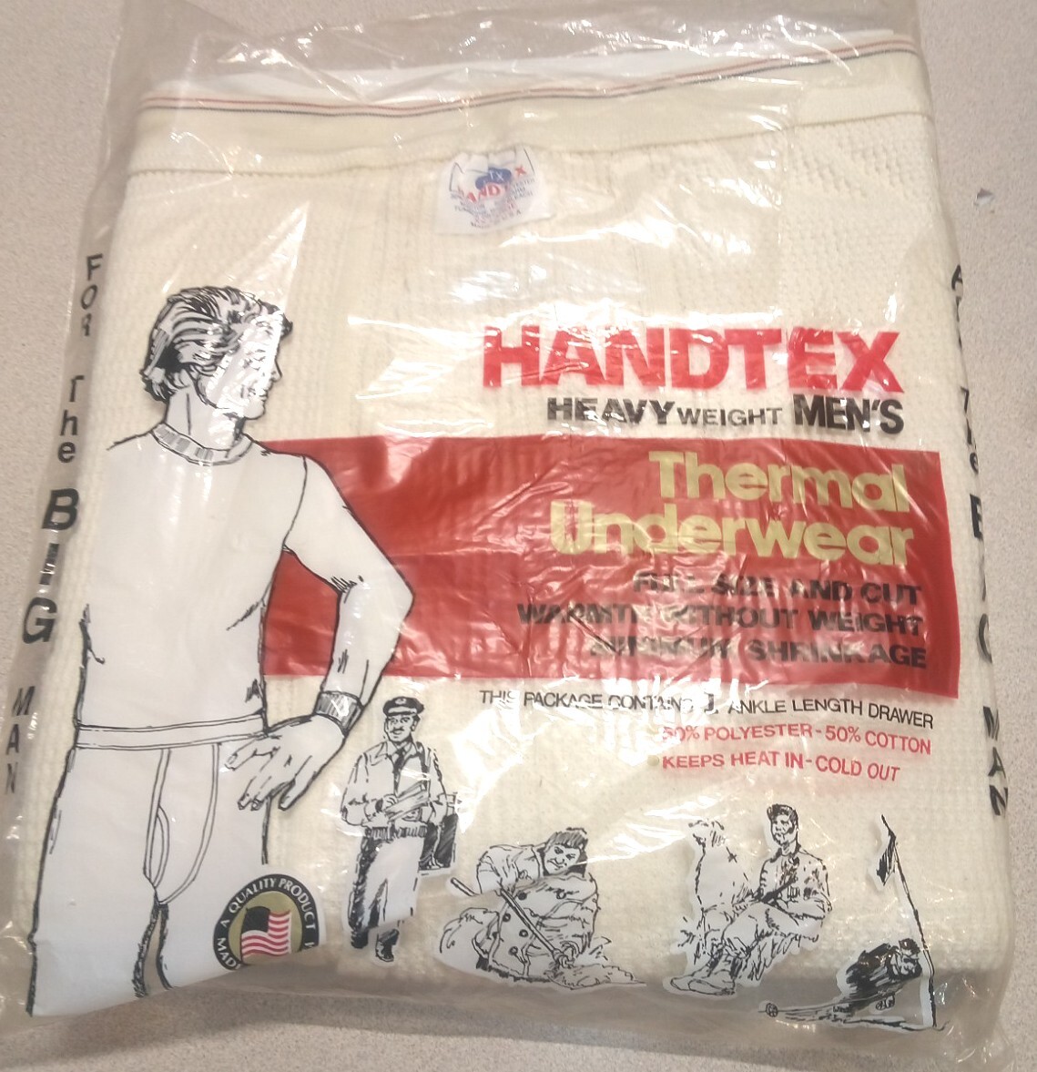 NOS Vintage Handtex Heavy Weight Men's Xx-large Thermal Underwear