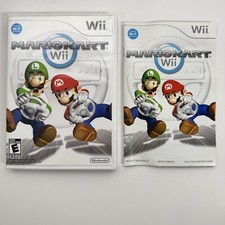 Mario Kart Wii Nintendo Wii 2008 Case Manual Only No Disc Read
