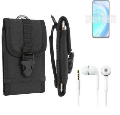 Holster für OnePlus Nord CE 2 Lite 5G + Headset Outdoor Schutz Hülle Gürtel T