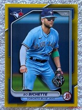 2024 Bowman BO BICHETTE #83 Yellow Border 61/75 Toronto Blue Jays