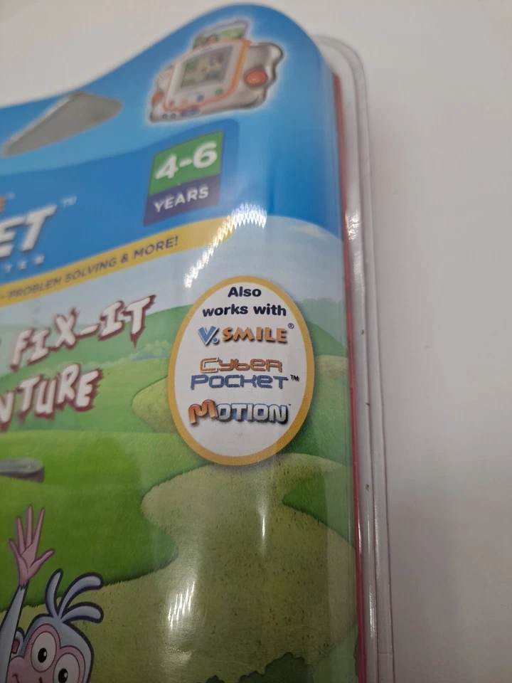 vtech vsmile pocket learning system Dora's Fix-it Adventure Game (2011) - Image 3 of 4