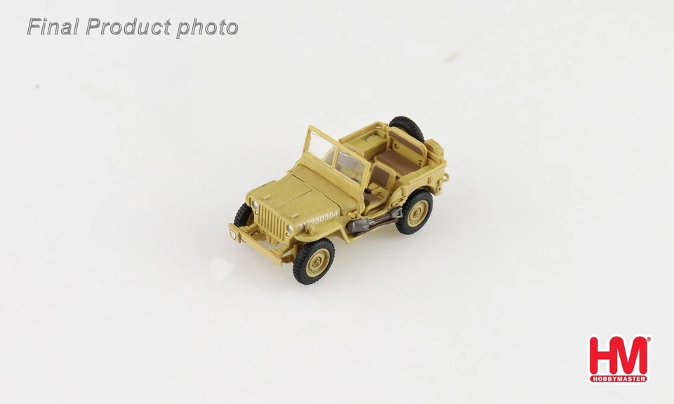 Hobby Master 1/72 HG4217 Willys Jeep British 8th Army, Gen. Bernard Montgomery - Immagine 3 di 4