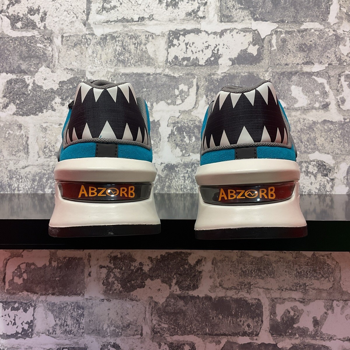Men New Balance 997 X Shoe Palace 'Great White' Teal Toe