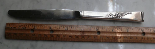 REED & BARTON Sterling Dinner KNIFE 9" CLASSIC ROSE