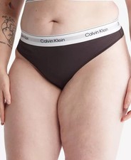 Calvin Klein Plus Size Pride This Is Love Tonal Thong Underwear QF7286, 3X