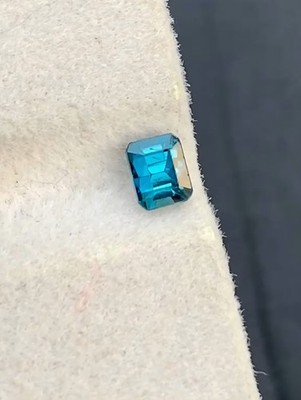 0.48/Ct,Natural Vibrant Deap Ocean blue Tourmaline,Octagonal shape,Afghanistan.