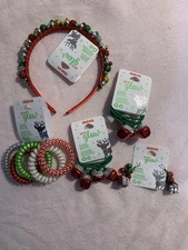 Claire's Holiday Earrings And Bracelet Lot