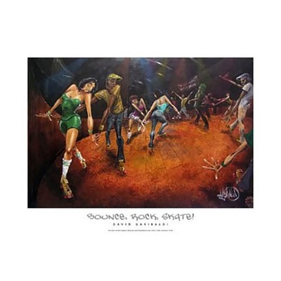 Bounce, Rock, Skate! by David Garibaldi 36 x 24 in. Paper Size New Unframed