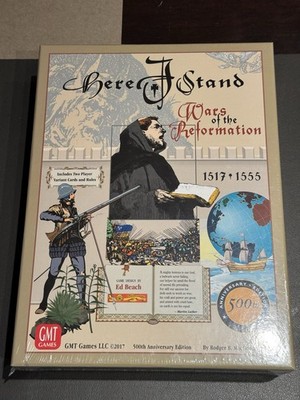 GMT Games (0512-17).  Here I Stand 500th Anniversary Edition.  Sealed In Shrink.