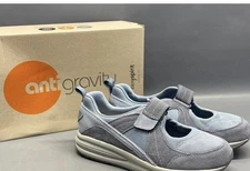NWT Easy Spirit E 360 Anti Gravity Comfort Blue Grey Athletic Shoes Size 8