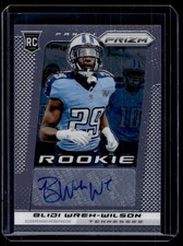 Blidi Wreh-Wilson 2013 Panini Prizm Rookie Autograph Auto Card #301. rookie card picture