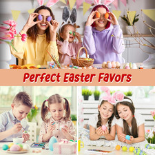 12 Pcs Wooden Egg Shakers, DIY Egg Shakers Musical Instruments Set with 12 Pc...