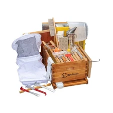10 Frame Bee Hives Starter Kit w/ Beekeeping Supplies Tool Set & Suit