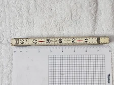 VTG Stanley No. 266F Folding Carpenter Rule – Inside Reading 6' Wood Measuring