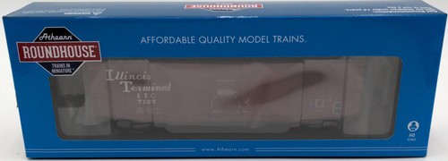 Roundhouse 79112 HO Illinois Terminal 50' Enchufe Puerta Caja Lateral Lisa #7125 | Zustand: New