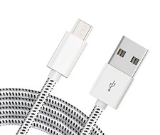 3ft USB Cable MicroUSB Charger Cord Power Wire Sync Fast Charge for Cell Phones