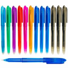 12 Pcs Heat Erasable Pens for Fabric, 0.5mm Heat Erasable Fabric Marking Pens...